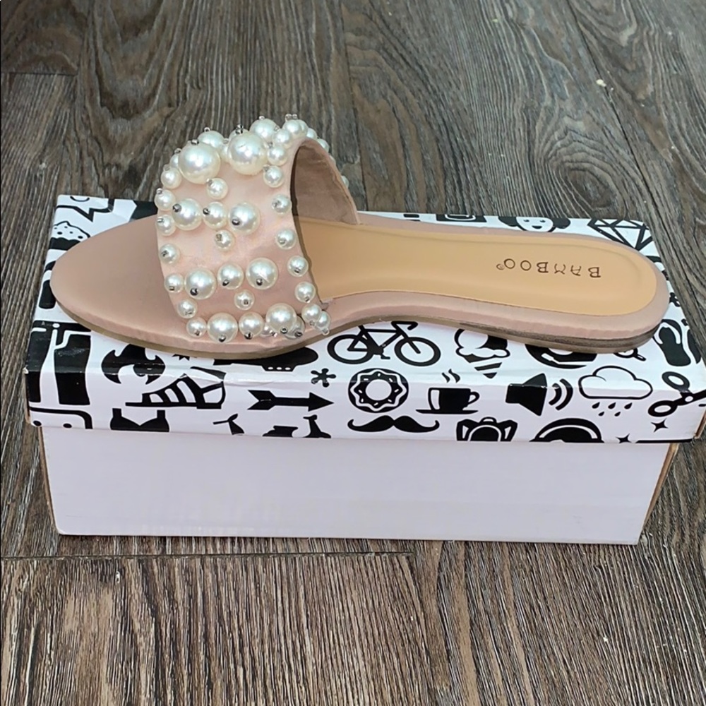 Pearl Studded Sandals